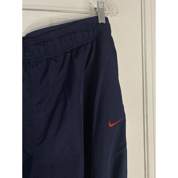 Vintage Nike Mens Breakaway‎ Basketball Pants Snap XL Navy Blue Red - Grey Tag - Picture 3 of 11